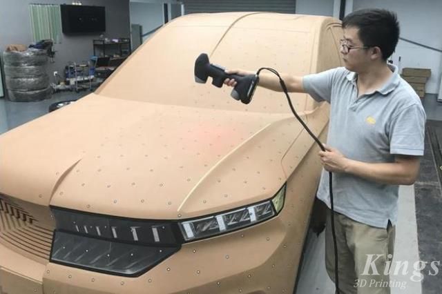 做油泥模型太難，金石三維3D打印制作汽車(chē)模型僅需15天！