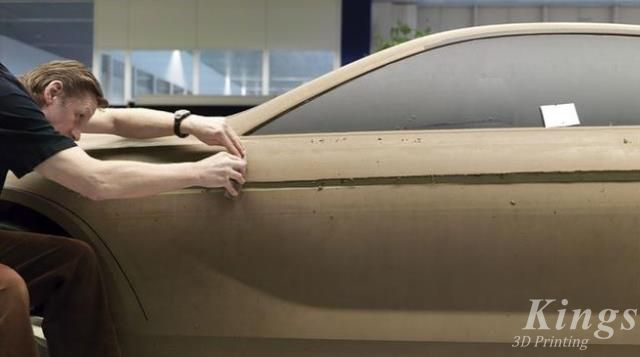 做油泥模型太難，金石三維3D打印制作汽車(chē)模型僅需15天！